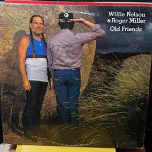 Willie Nelson & Roger Miller – Old Friends Vinyl 33RPM VG+ AB114